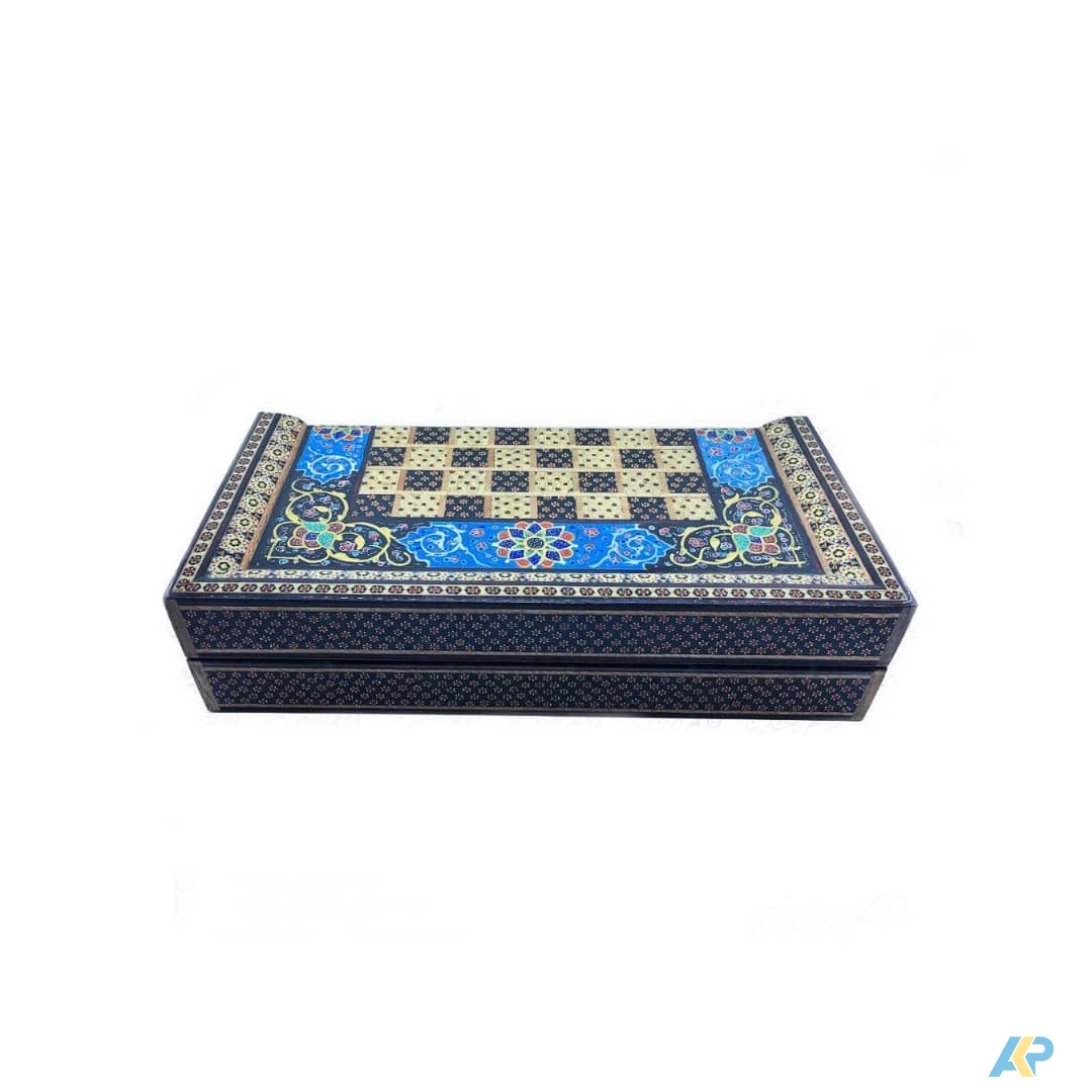 تخته نرد خاتم کاری داخل خاتم  سایز 50 سانت